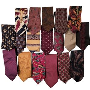 Lot of 18 Silk Ties Business Casual| Boyfriend|Date Night
